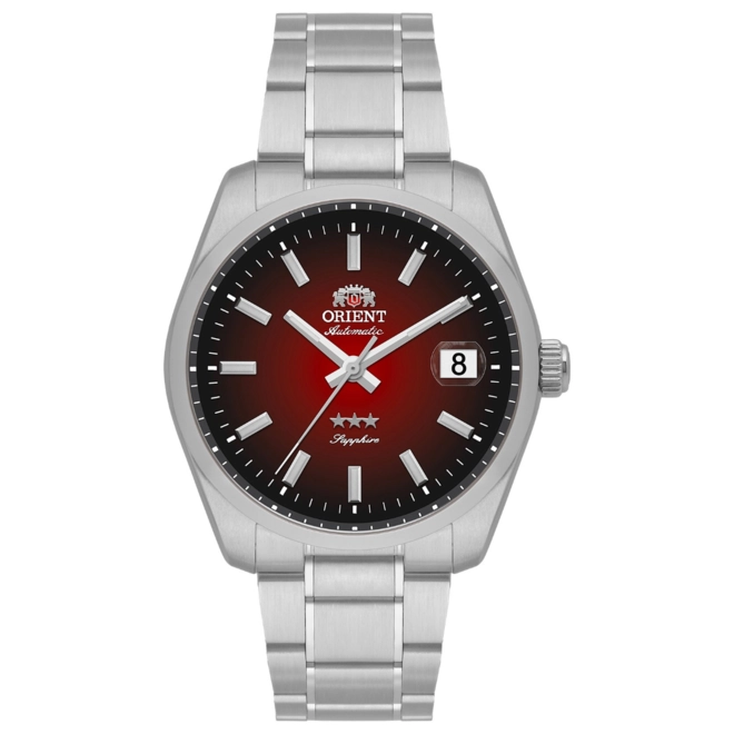 Relógio Orient 3 Stars Elegance Automático - YN6SS041 W1SX Vermelho 1