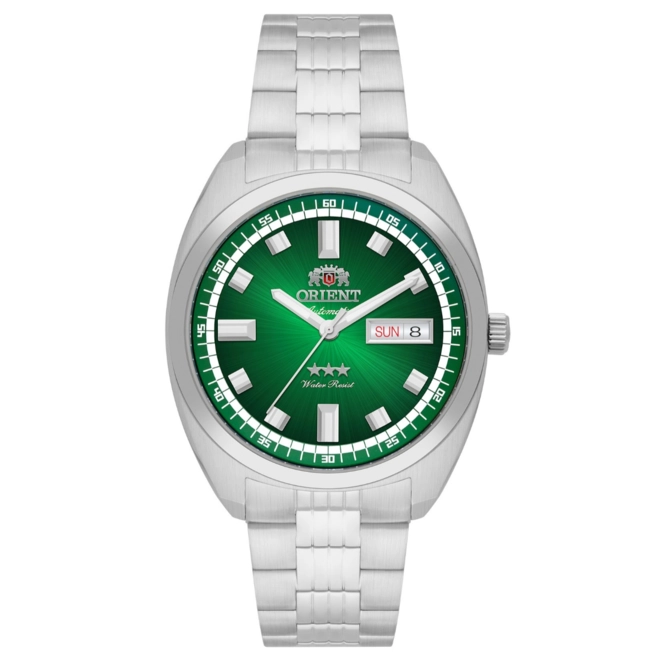 Relógio Orient 3 Stars Heritage Automático - YN6SS004A E1SX Verde 1