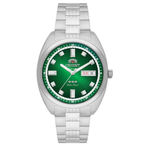 Relógio Orient 3 Stars Heritage Automático - YN6SS004A E1SX Verde