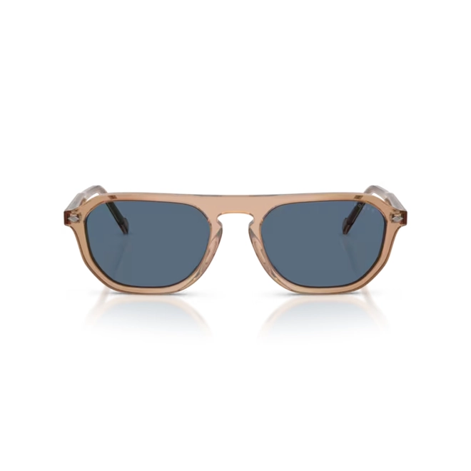 Óculos de Sol Vogue 0VO5752S 31898054 Acetato Marrom Transparente com lentes na cor Azul Marinho 2