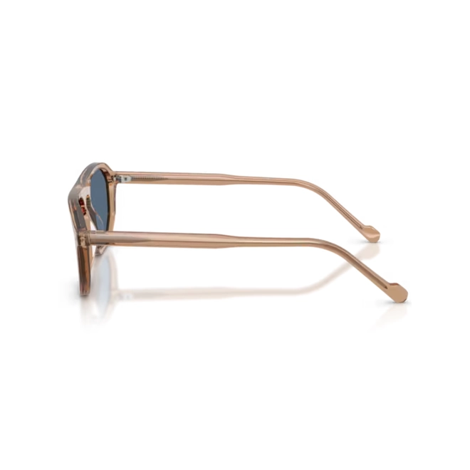 Óculos de Sol Vogue 0VO5752S 31898054 Acetato Marrom Transparente com lentes na cor Azul Marinho 4