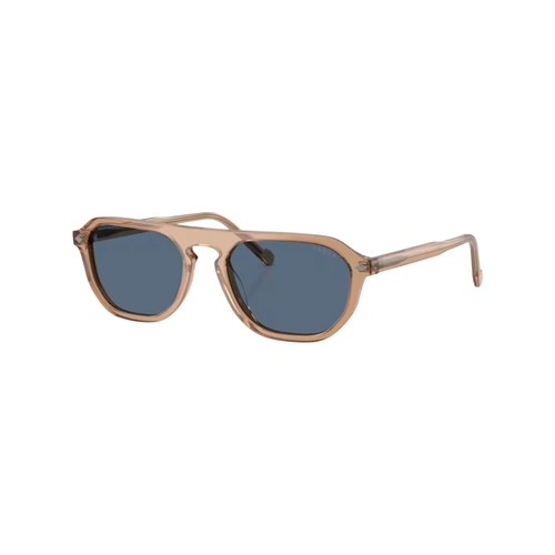 Óculos de Sol Vogue 0VO5752S 31898054 Acetato Marrom Transparente com lentes na cor Azul Marinho