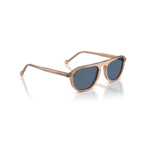 Óculos de Sol Vogue 0VO5752S 31898054 Acetato Marrom Transparente com lentes na cor Azul Marinho