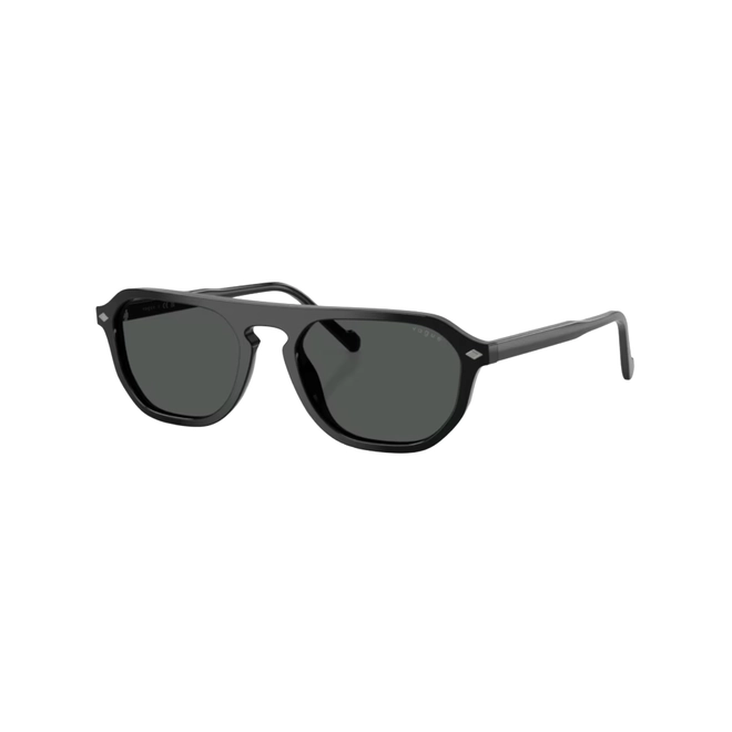 Óculos de Sol Vogue 0VO5752S W44/8754 Acetato Preto com lentes na cor Cinza Escuro 1