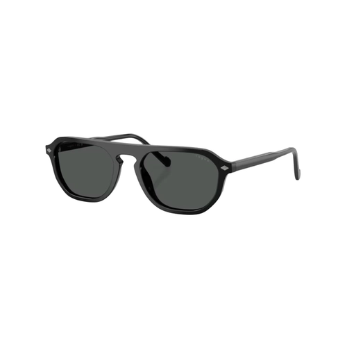 Óculos de Sol Vogue 0VO5752S W44/8754 Acetato Preto com lentes na cor Cinza Escuro