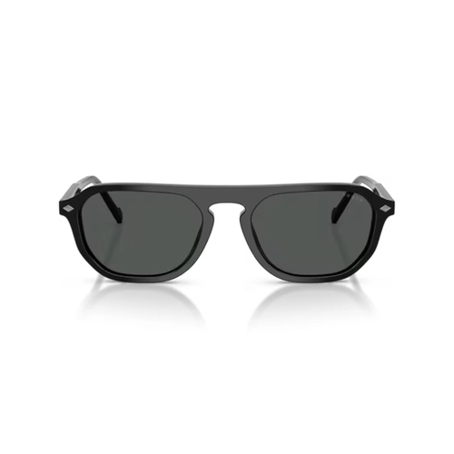 Óculos de Sol Vogue 0VO5752S W44/8754 Acetato Preto com lentes na cor Cinza Escuro
