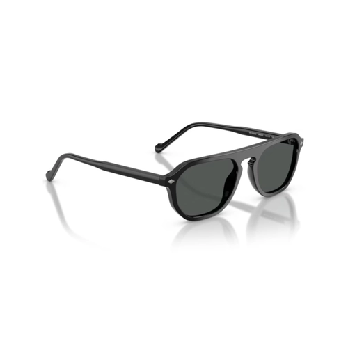 Óculos de Sol Vogue 0VO5752S W44/8754 Acetato Preto com lentes na cor Cinza Escuro