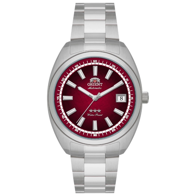 Relógio Orient 3 Stars Heritage Automático - YN6SS004A W1SX Vermelho 1