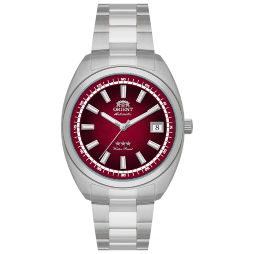 Relógio Orient 3 Stars Heritage Automático - YN6SS004A W1SX Vermelho