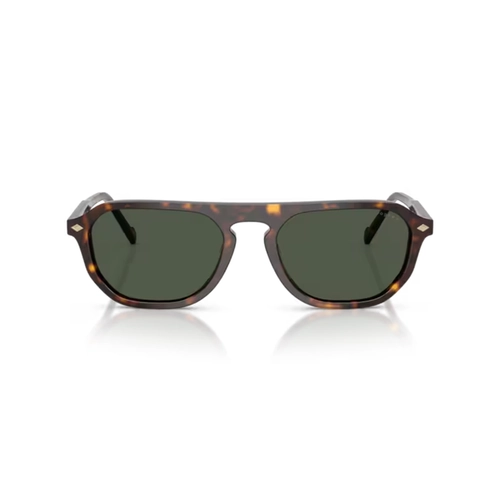 Óculos de Sol Vogue 0VO5752S W6569A54 Acetato Marrom Mesclado com lentes na cor Verde Escuro Polarizado