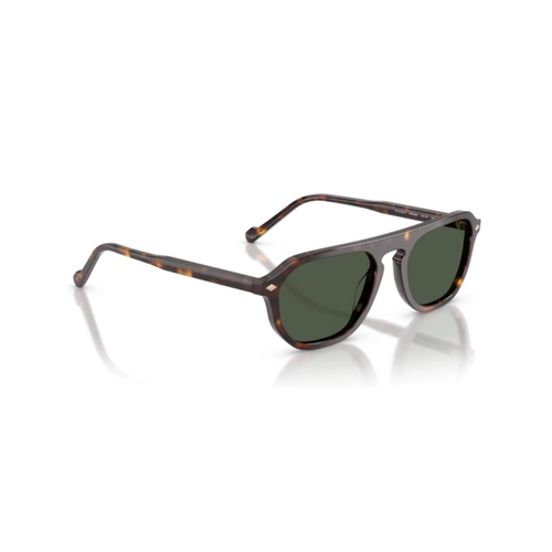 Óculos de Sol Vogue 0VO5752S W6569A54 Acetato Marrom Mesclado com lentes na cor Verde Escuro Polarizado