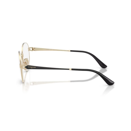 Óculos de Grau Vogue 0VO4370 848 52 Metal Dourado Claro