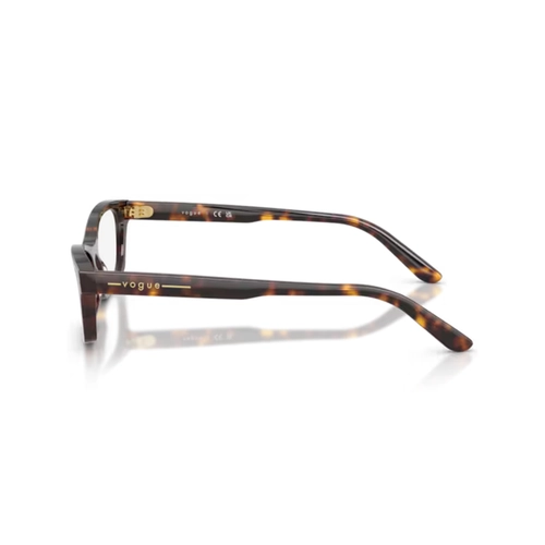 Óculos de Grau Vogue 0VO5747 W656 54 Acetato Marrom Mesclado Escuro