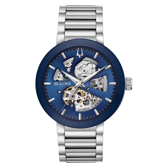 Relógio Bulova Futuro Modern Automático - 96A204 Azul 1