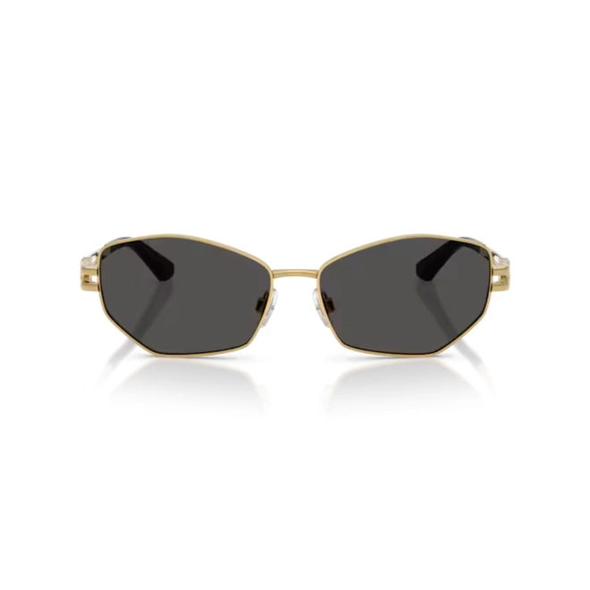 Óculos de Sol Dolce & Gabbana 0DG2338 02/87 58 Metal Dourado com lentes na cor Cinza 2