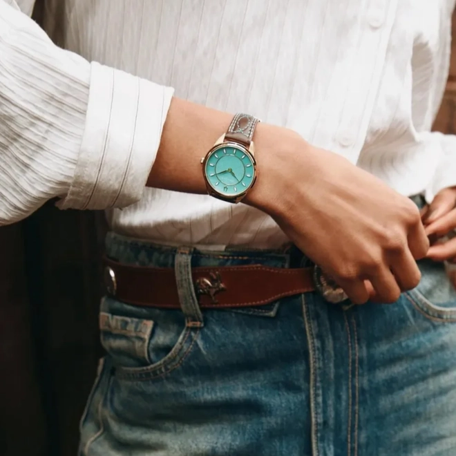 Relógio Bulova Sutton Western - 97L203 Turquesa 2