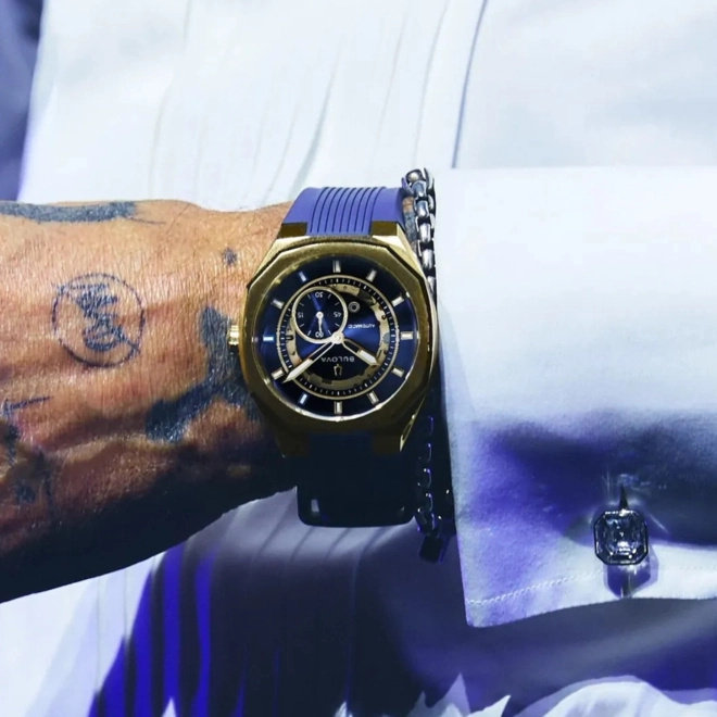Relógio Bulova Surveyor Marc Anthony Automatic - 97A205 Azul 3