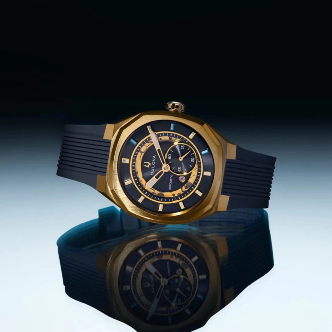 Relógio Bulova Surveyor Marc Anthony Automatic - 97A205 Azul 4