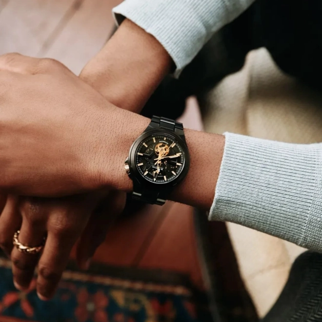 Relógio Bulova Maquina Automático - 98A340 Preto 2