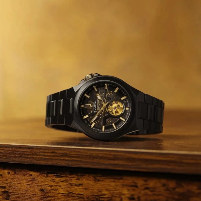 Relógio Bulova Maquina Automático - 98A340 Preto 4