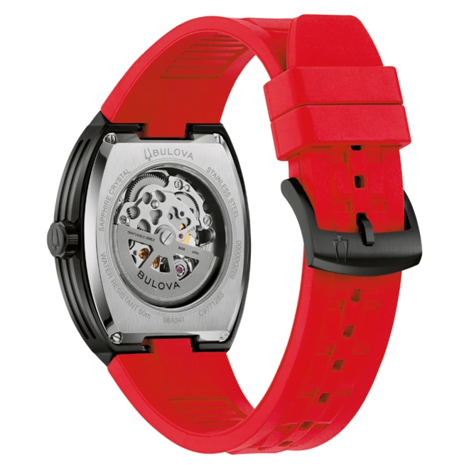Relógio Bulova Maquina Automático - 98A341 Vermelho 5