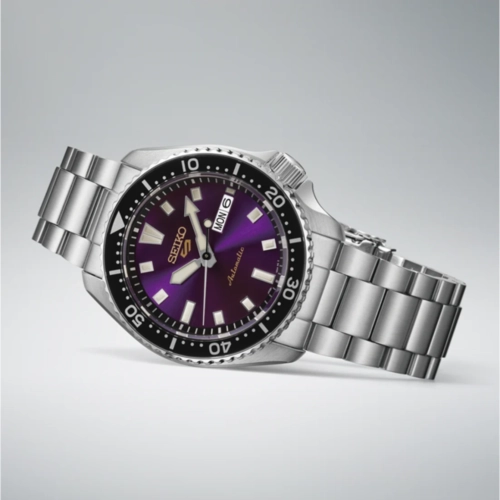 Relógio Seiko 5 Sports SKX Edição Limitada 145th - HDB003K1 U1SX EL Roxo Edo