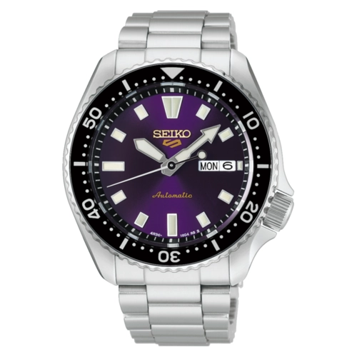 Relógio Seiko 5 Sports SKX Edição Limitada 145th - HDB003K1 U1SX EL Roxo Edo
