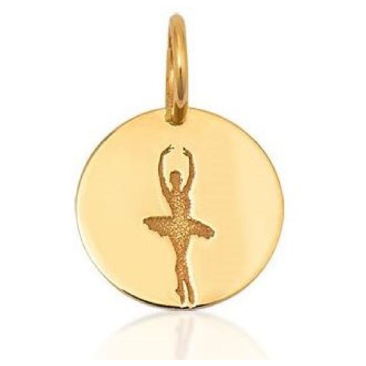 Pingente De Ouro K Charms De Bailarina A Coliseu